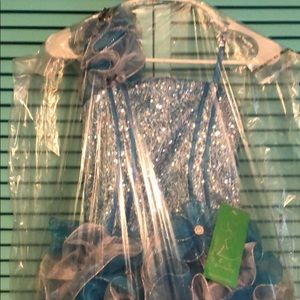 Girls prom pageant formal dress